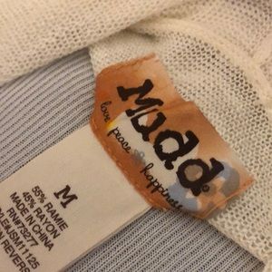 Cream MUDD over sheer